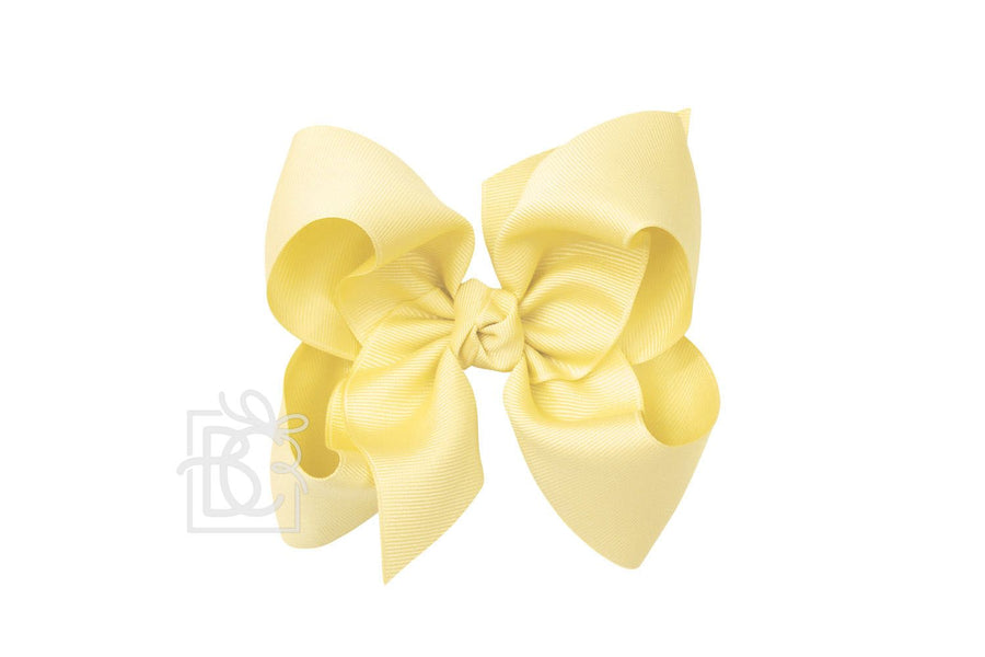 Grossgrain Double Knot Bow on Clip 5.5"