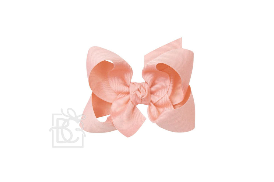 Grossgrain Double Knot Bow On Clip 4.5"