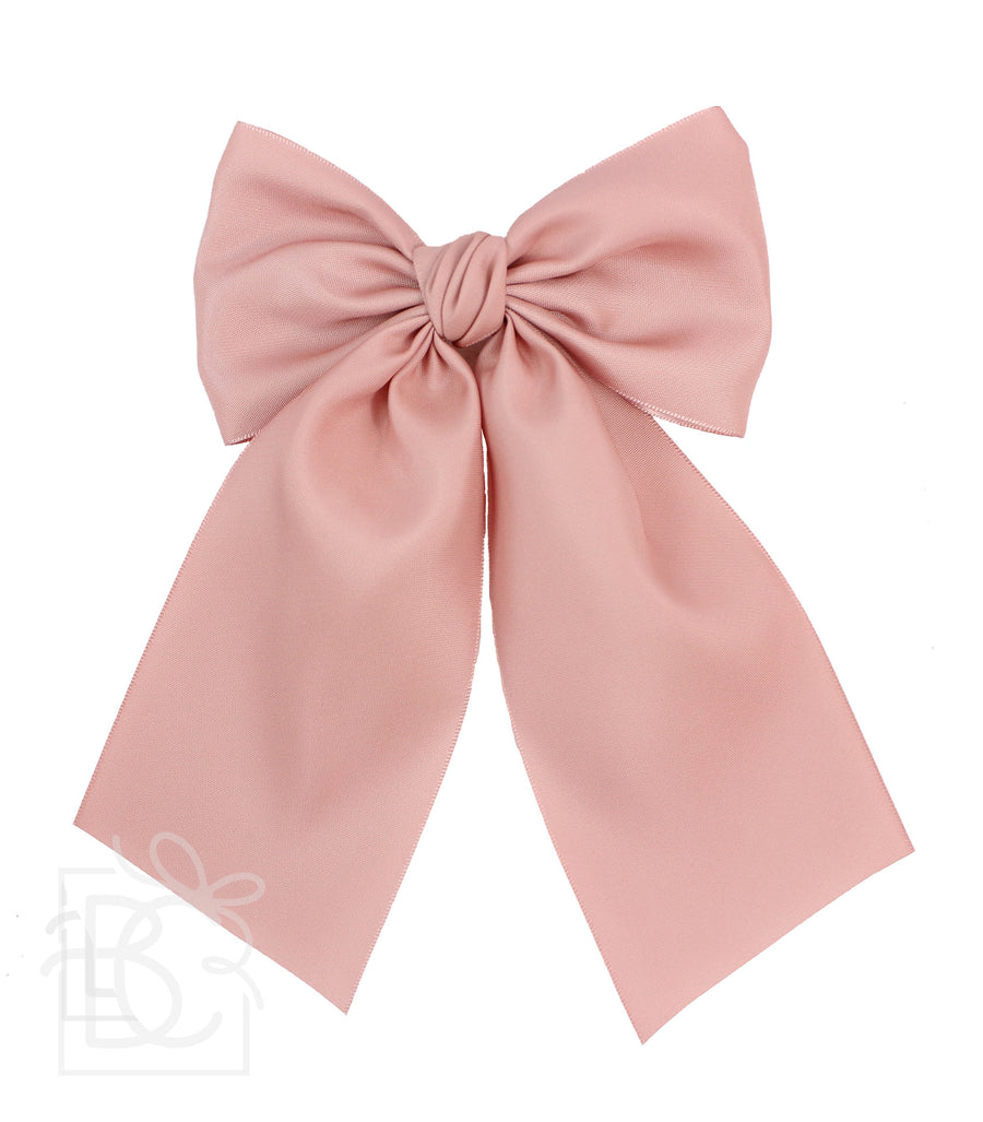 Opaque Satin Bow 4.5"