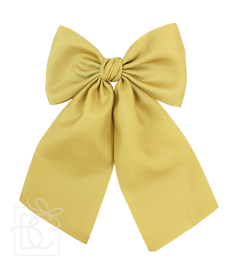 Opaque Satin Bow 4.5"