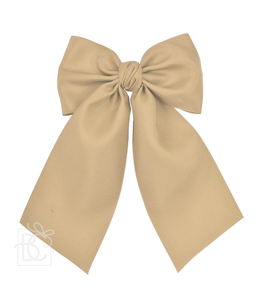 Opaque Satin Bow 4.5"