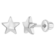 Star Earrings - Sterling Silver
